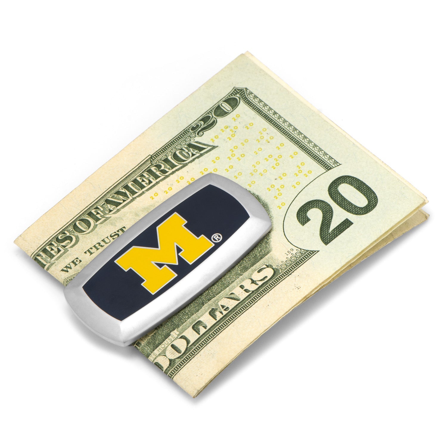 NCAA University of Michigan Wolverines Cushion Money Clip by Cufflinks.com