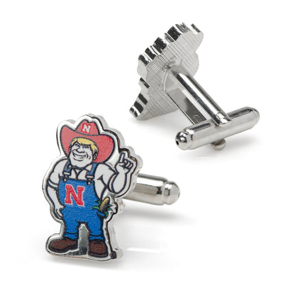 NCAA Nebraska Herbie Husker Mascot Cufflinks by Cufflinks.com