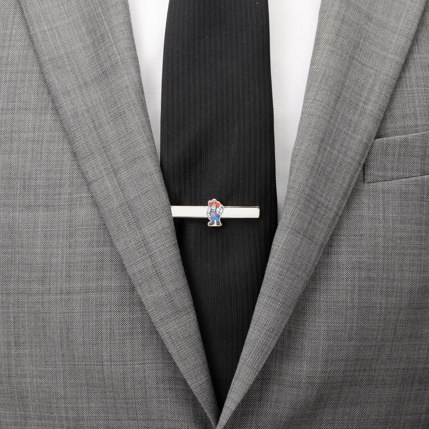 NCAA Nebraska Herbie Husker Mascot Tie Clip by Cufflinks.com