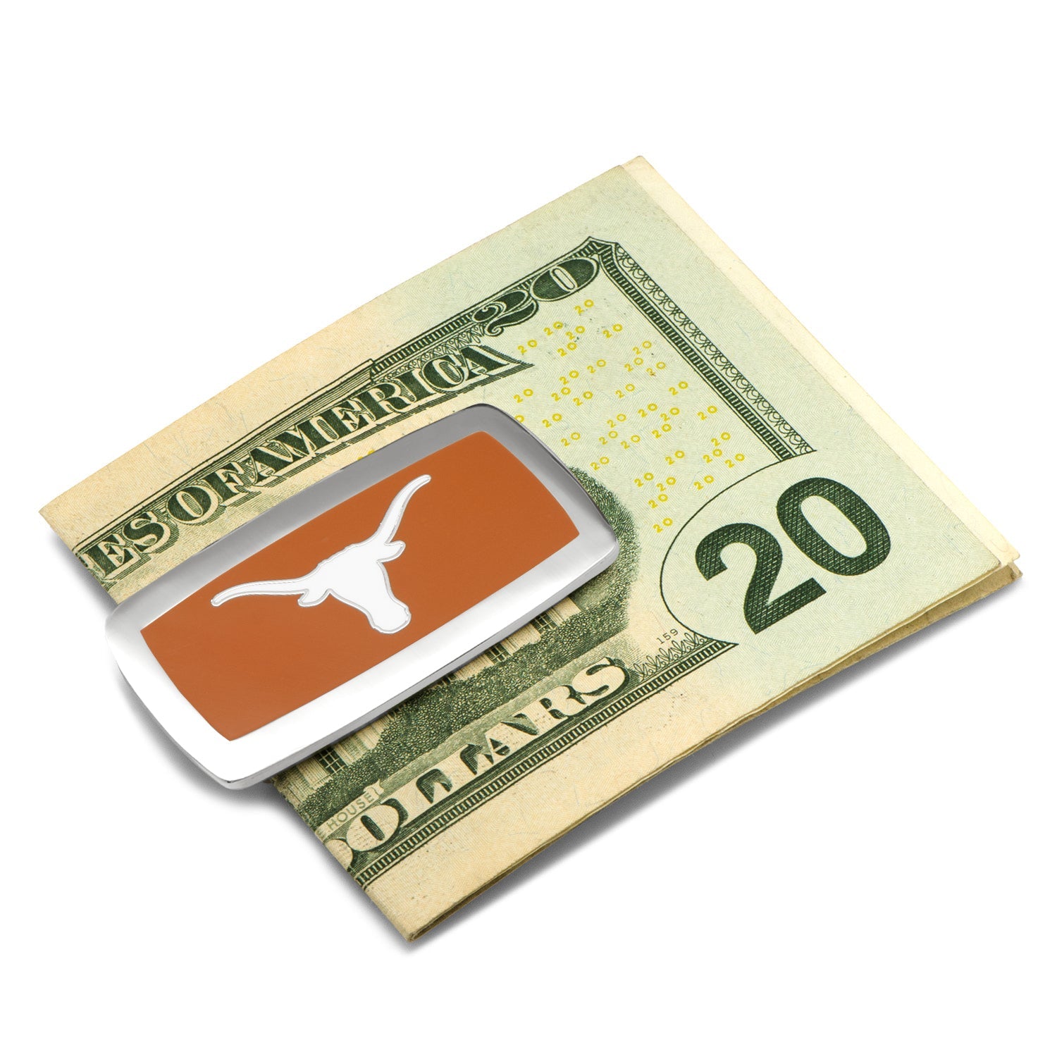 NCAA University of Texas Longhorns Cushion Money Clip by Cufflinks.com