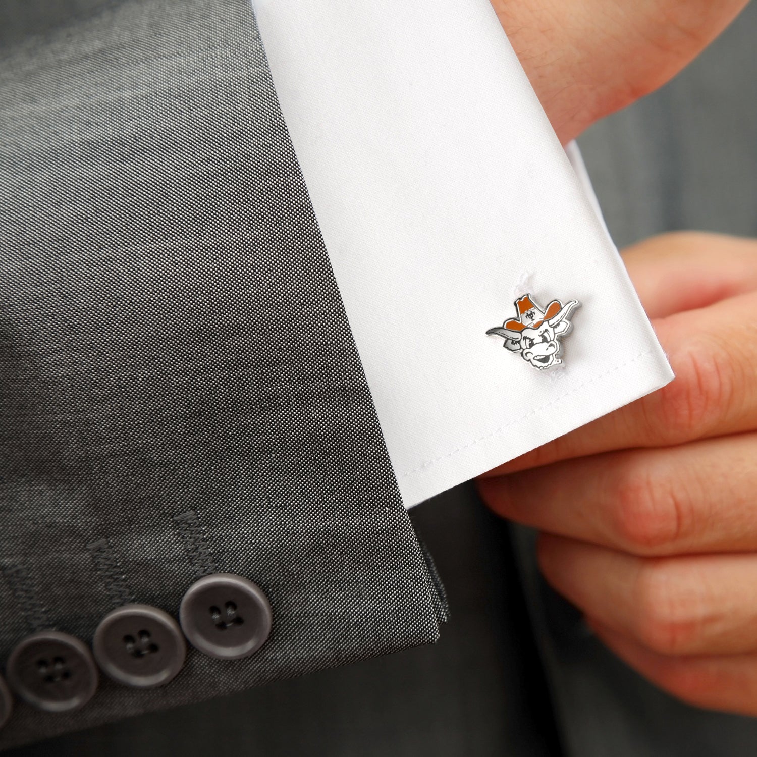 NCAA University of Texas Bevo Cufflinks by Cufflinks.com