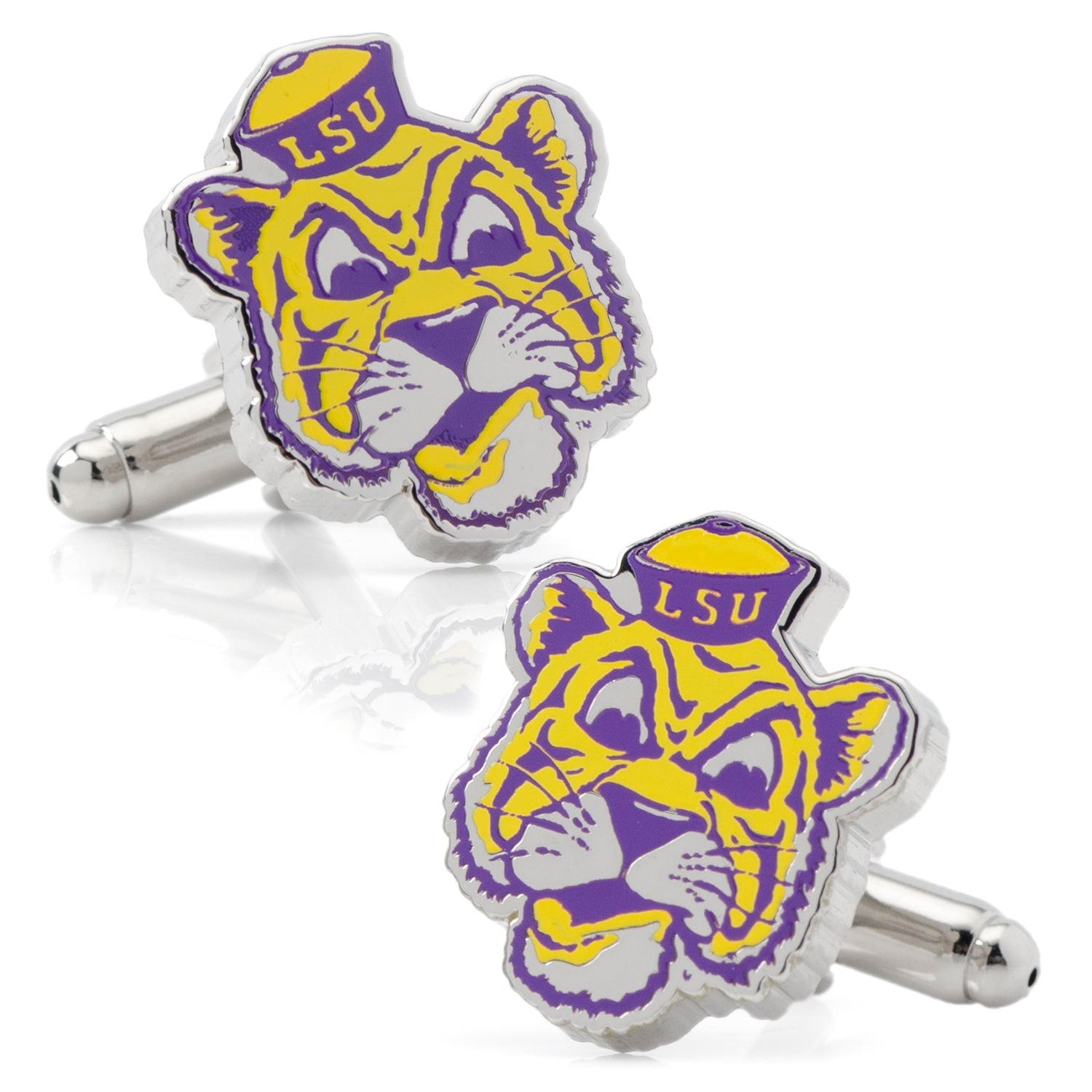 NCAA LSU Tigers Throwback Cufflinks by Cufflinks.com