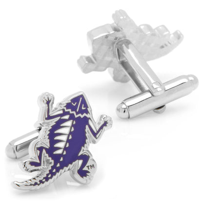NCAA TCU Horned Frog Throwback Cufflinks by Cufflinks.com