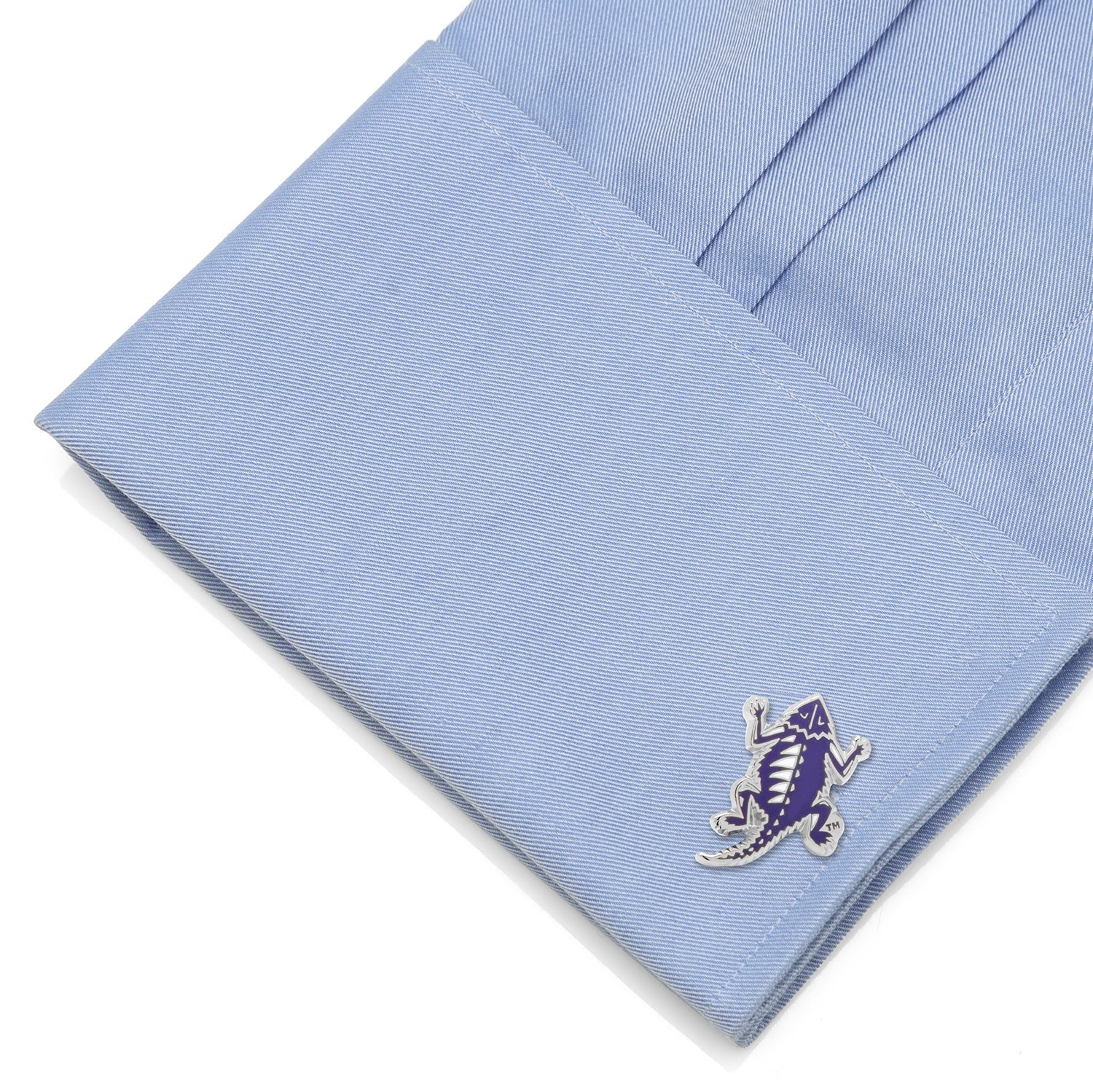 NCAA TCU Horned Frog Throwback Cufflinks by Cufflinks.com