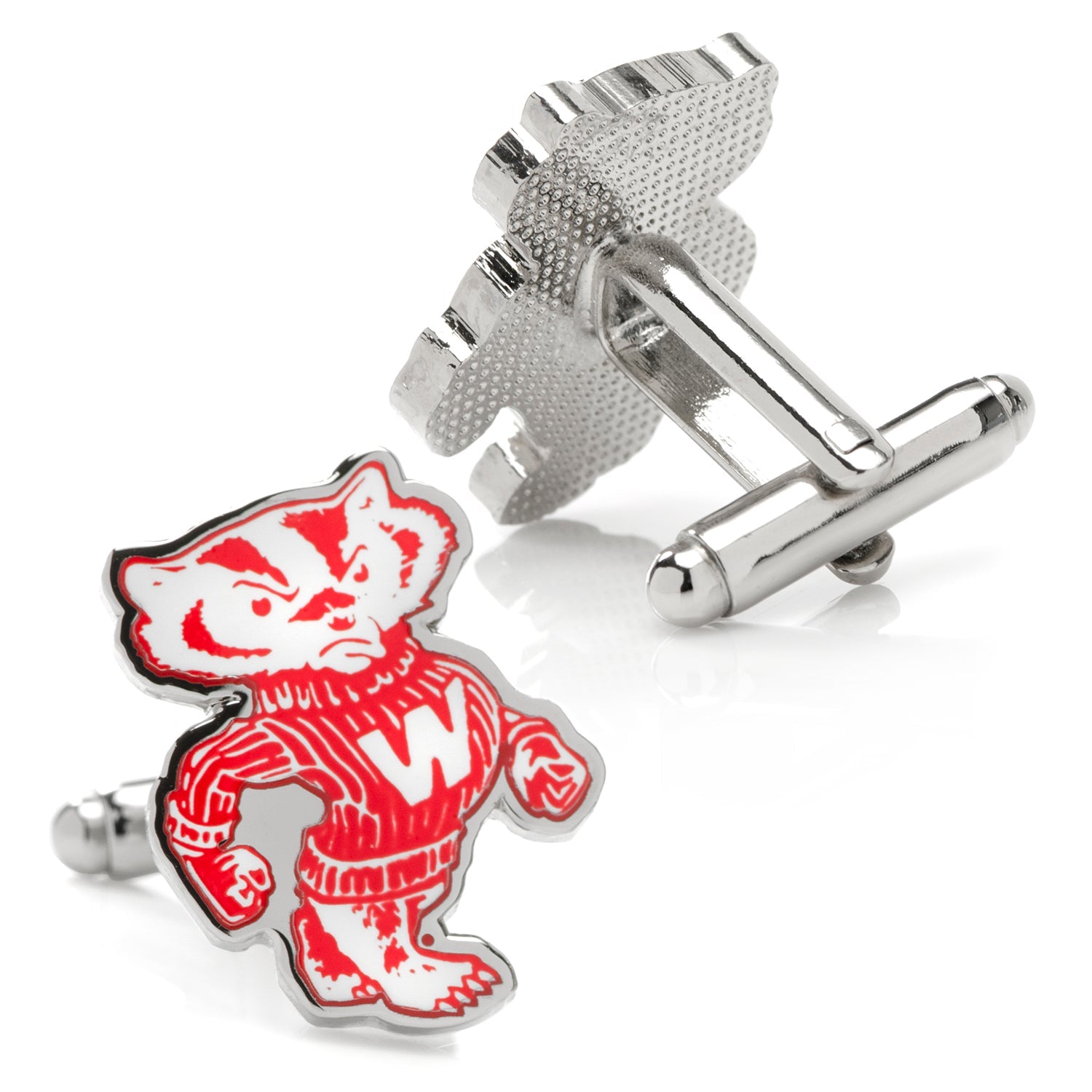 NCAA University of Wisconsin Badgers Throwback Cufflinks by Cufflinks.com