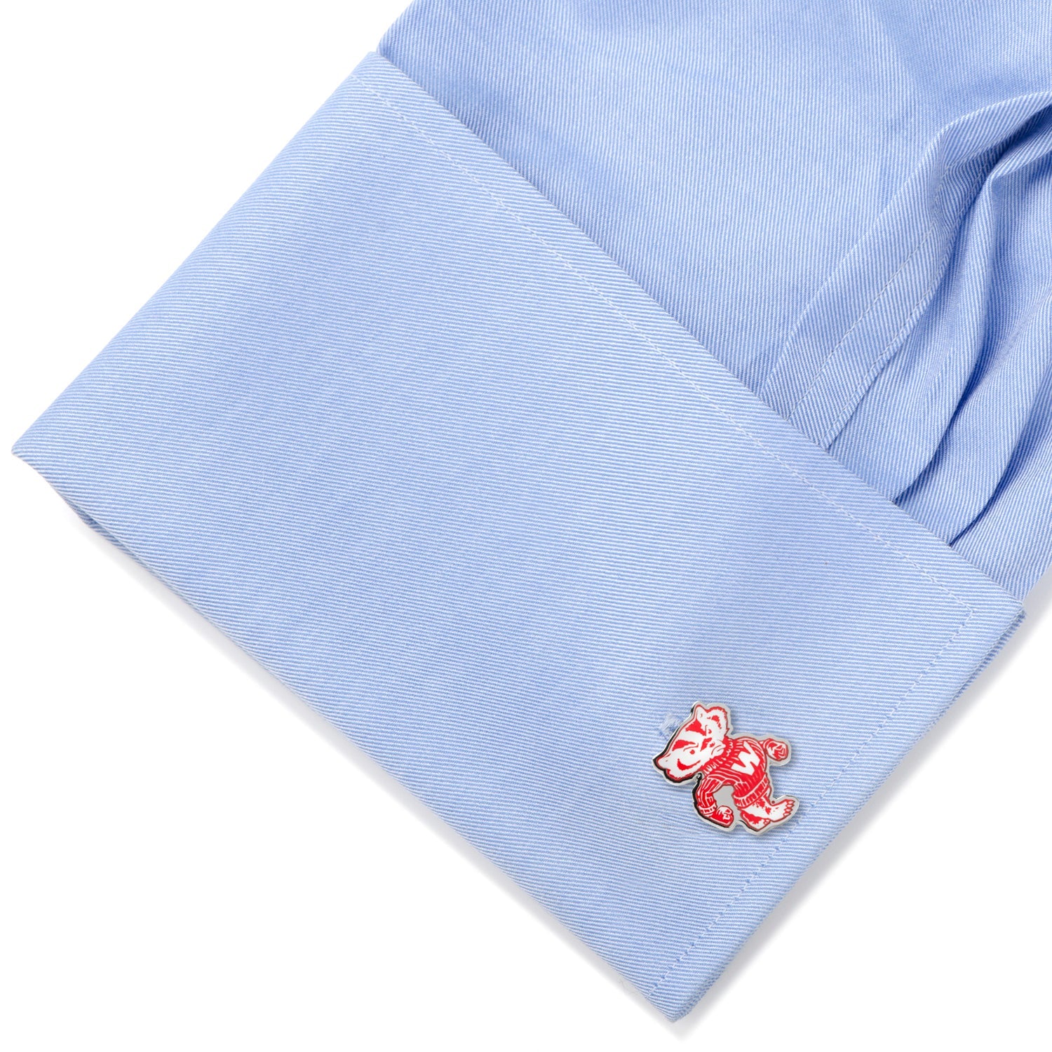 NCAA University of Wisconsin Badgers Throwback Cufflinks by Cufflinks.com