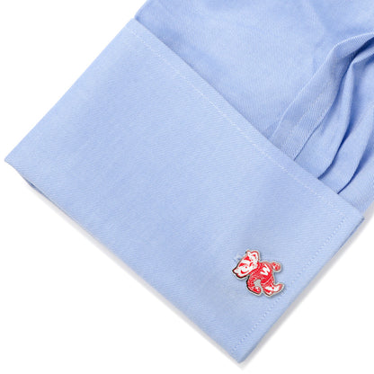 NCAA University of Wisconsin Badgers Throwback Cufflinks by Cufflinks.com