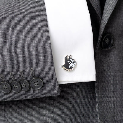 NCAA Wofford College Terrier Mascot Cufflinks by Cufflinks.com