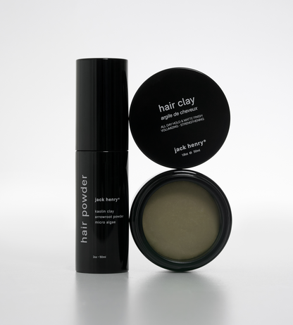 clay + powder duo by JACK HENRY