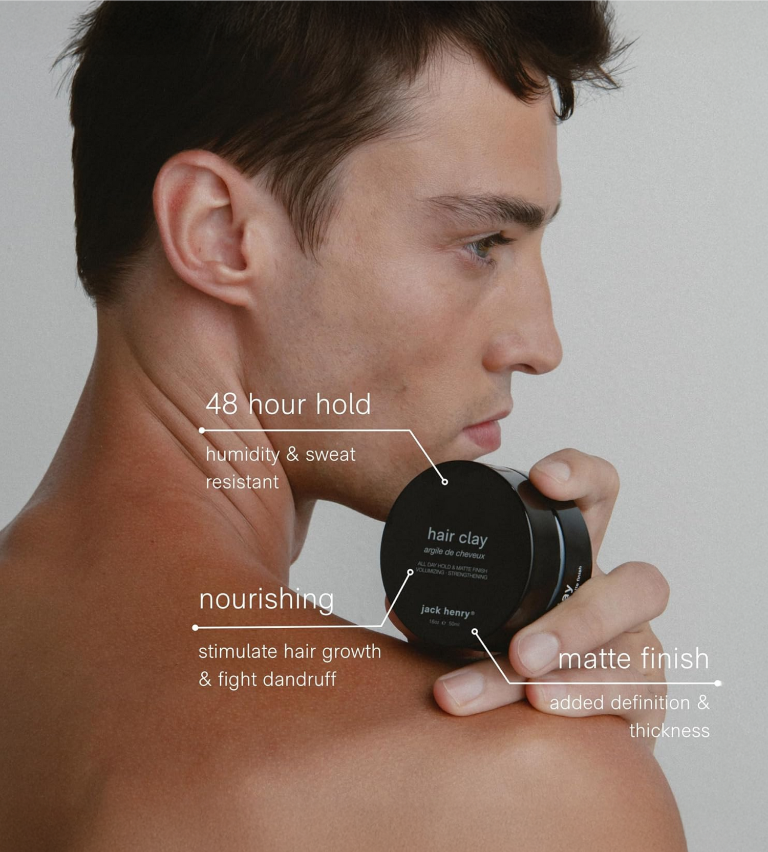 hair clay by JACK HENRY