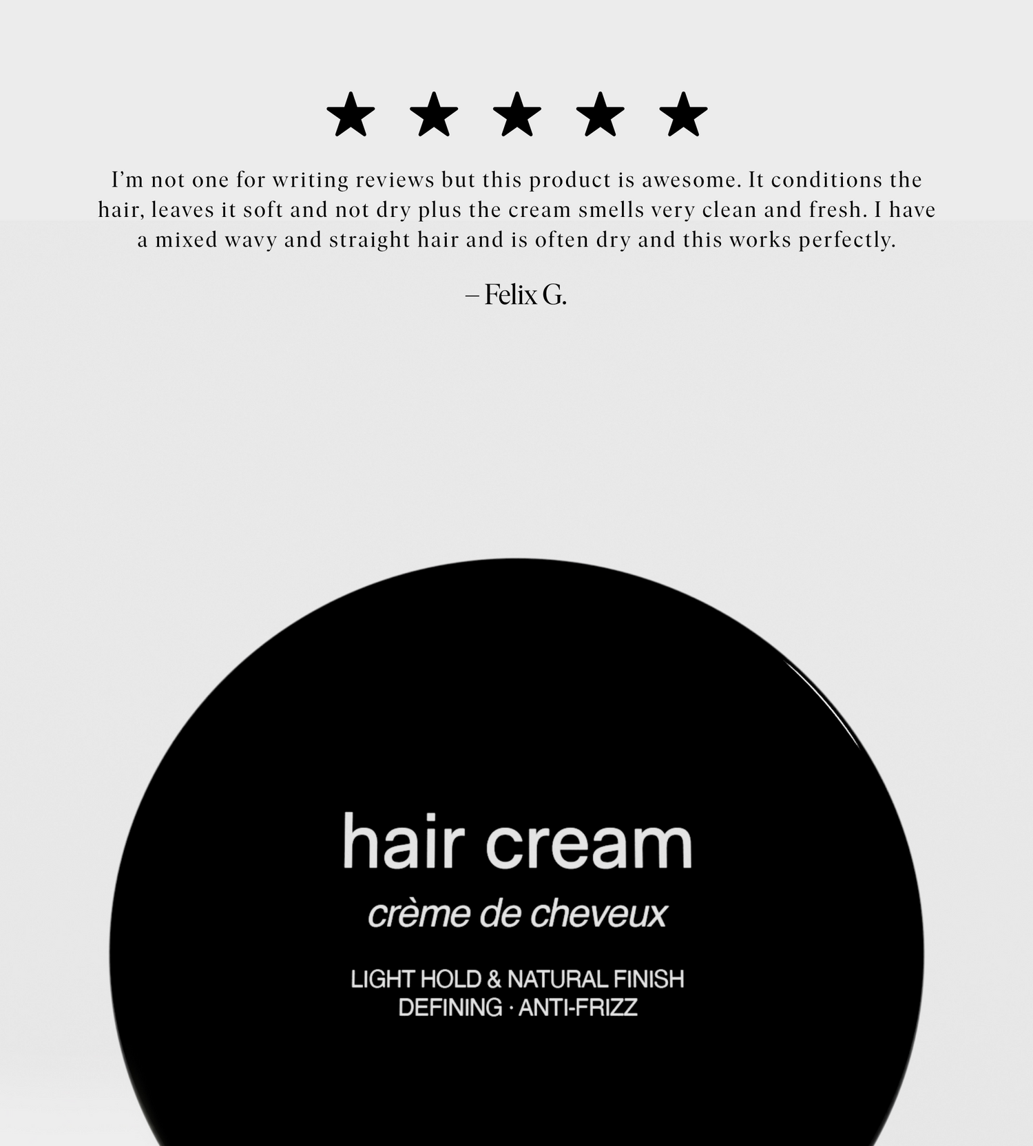 hair cream by JACK HENRY