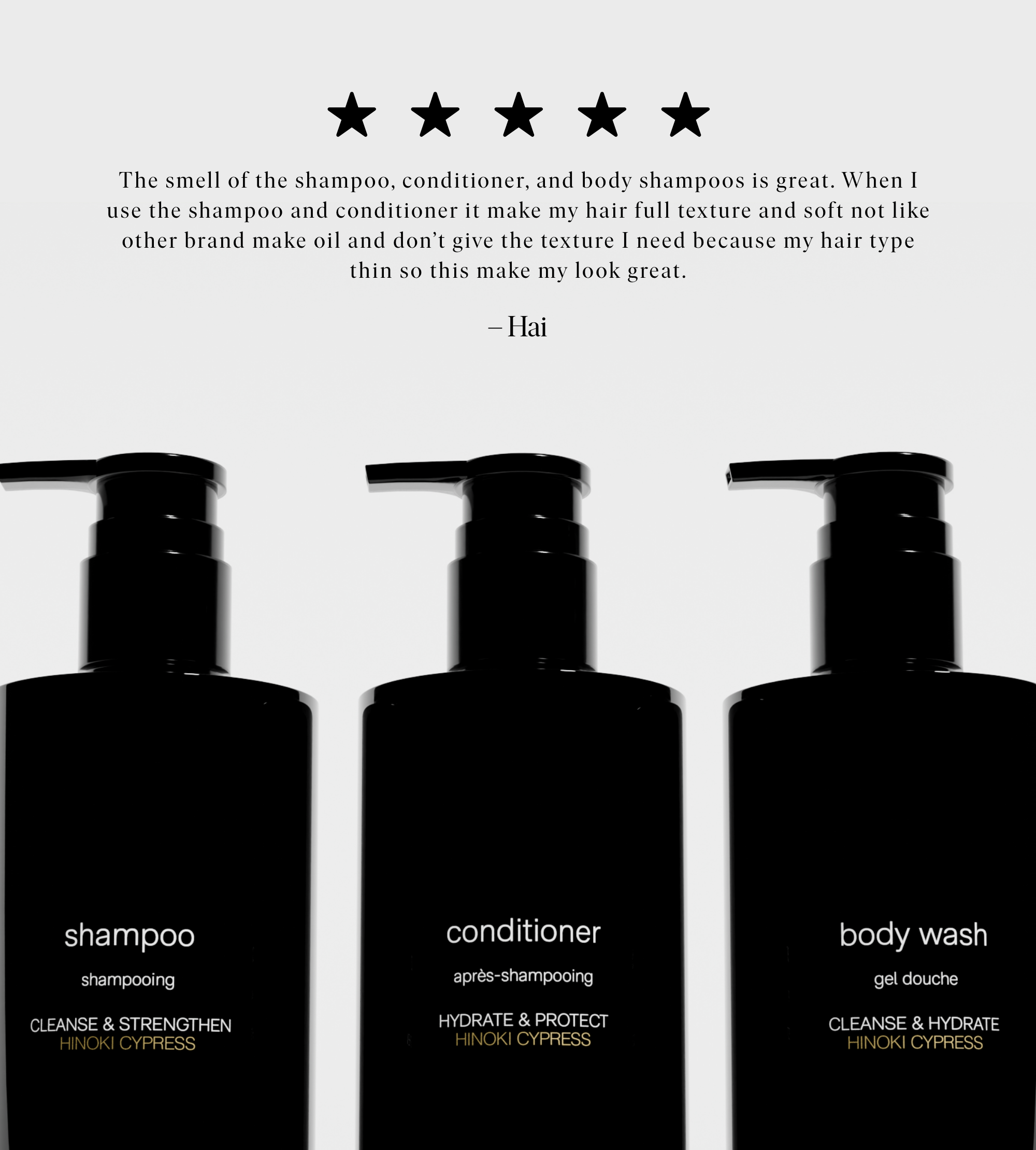 Shower Trio Set by JACK HENRY