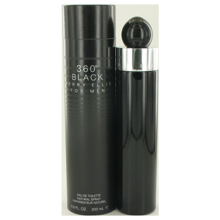 Perry Ellis 360 Black by Perry Ellis Eau De Toilette Spray 6.8 oz for Men 