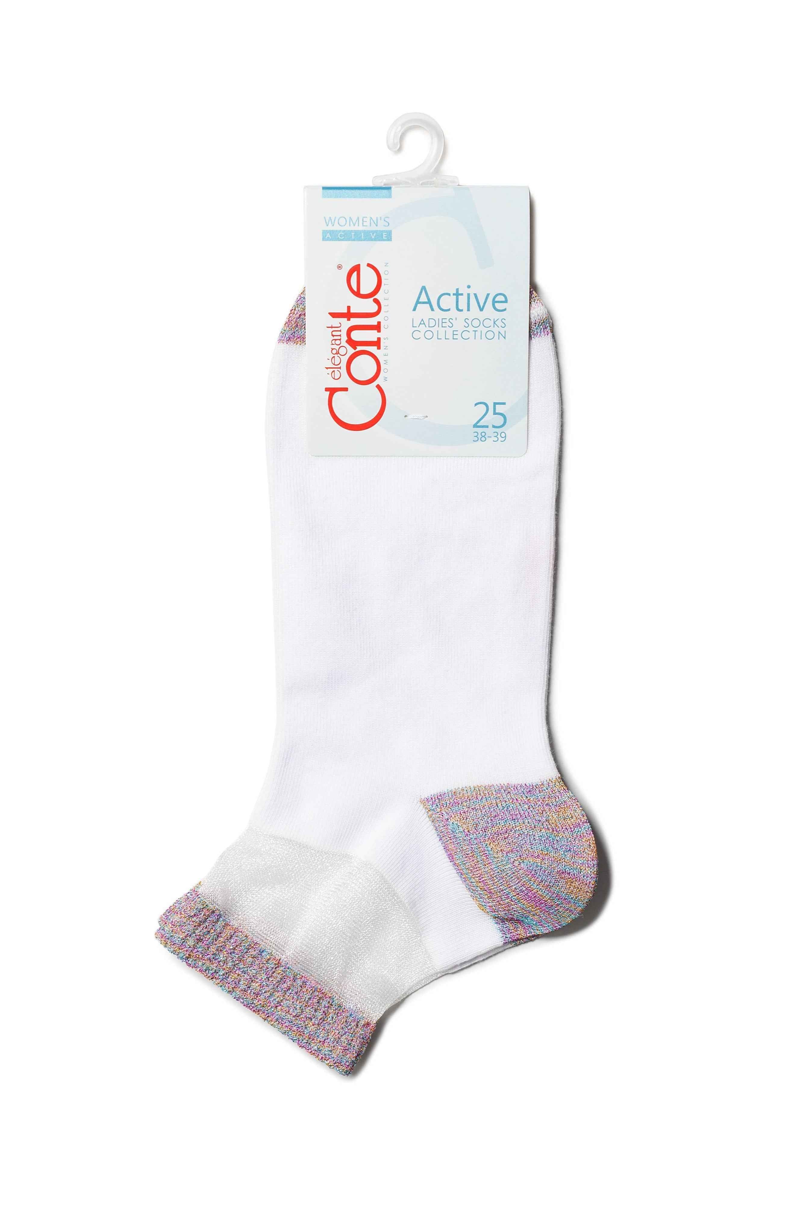Cotton Ankle Socks Conte Active - 207 with Lurex
