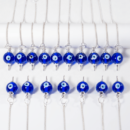 Evil Eye Crystal Pendulums, Crystal Ball Pendulums  DestGlow
