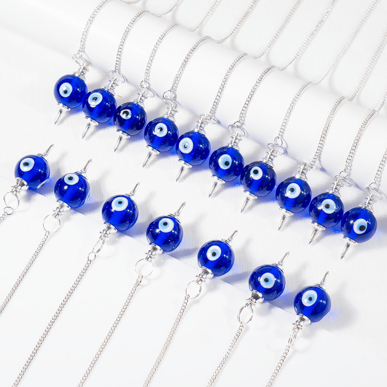 Evil Eye Crystal Pendulums, Crystal Ball Pendulums