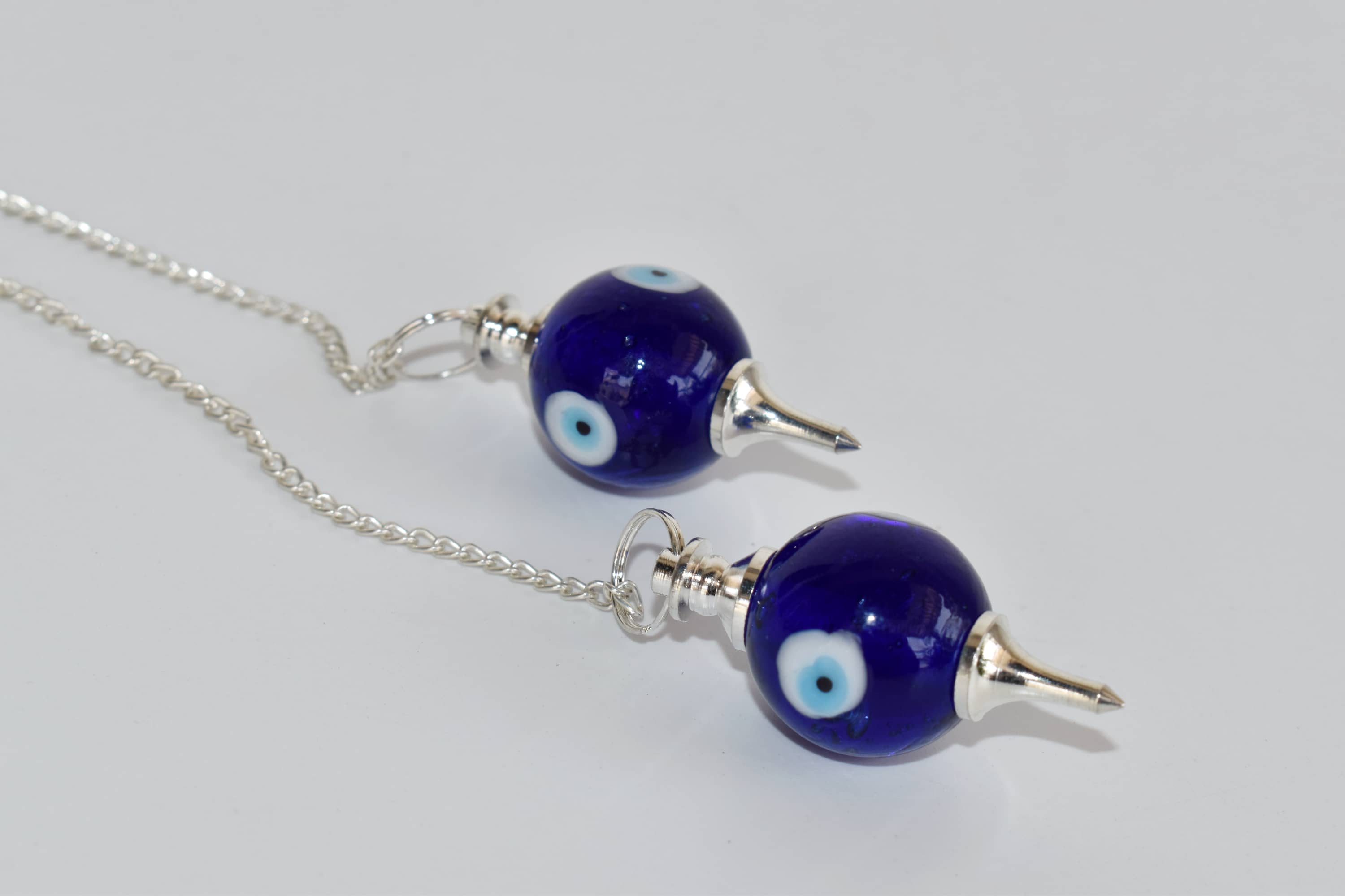 Evil Eye Crystal Pendulums, Crystal Ball Pendulums  DestGlow