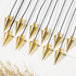 Brass Silver Metal Pendulums, Solid Ball Pendulum.  DestGlow