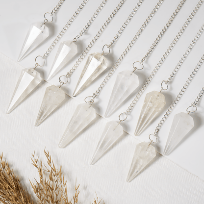 Crystal Quartz Pendulum (Meditation and Channeling)  DestGlow