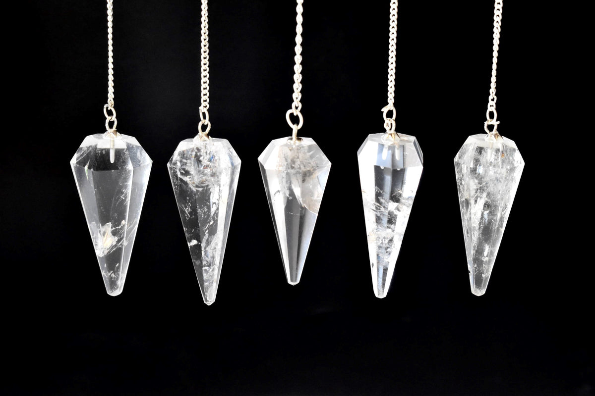Crystal Quartz Pendulum (Meditation and Channeling)  DestGlow