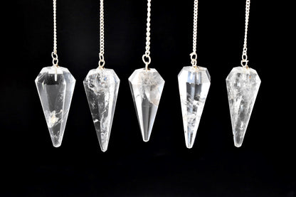 Crystal Quartz Pendulum (Meditation and Channeling)  DestGlow