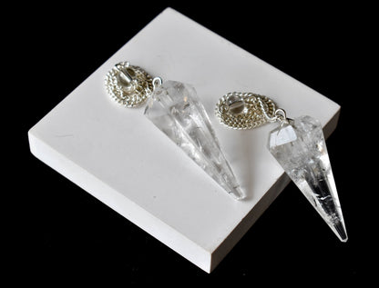 Crystal Quartz Pendulum (Meditation and Channeling)  DestGlow