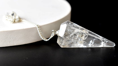 Crystal Quartz Pendulum (Meditation and Channeling)  DestGlow