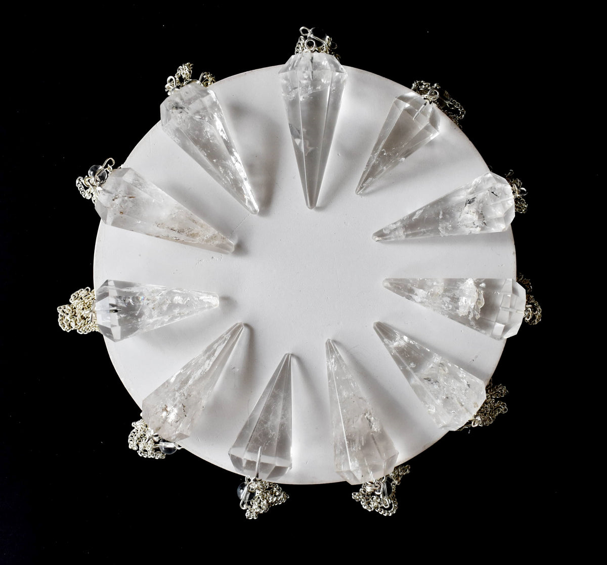 Crystal Quartz Pendulum (Meditation and Channeling)  DestGlow