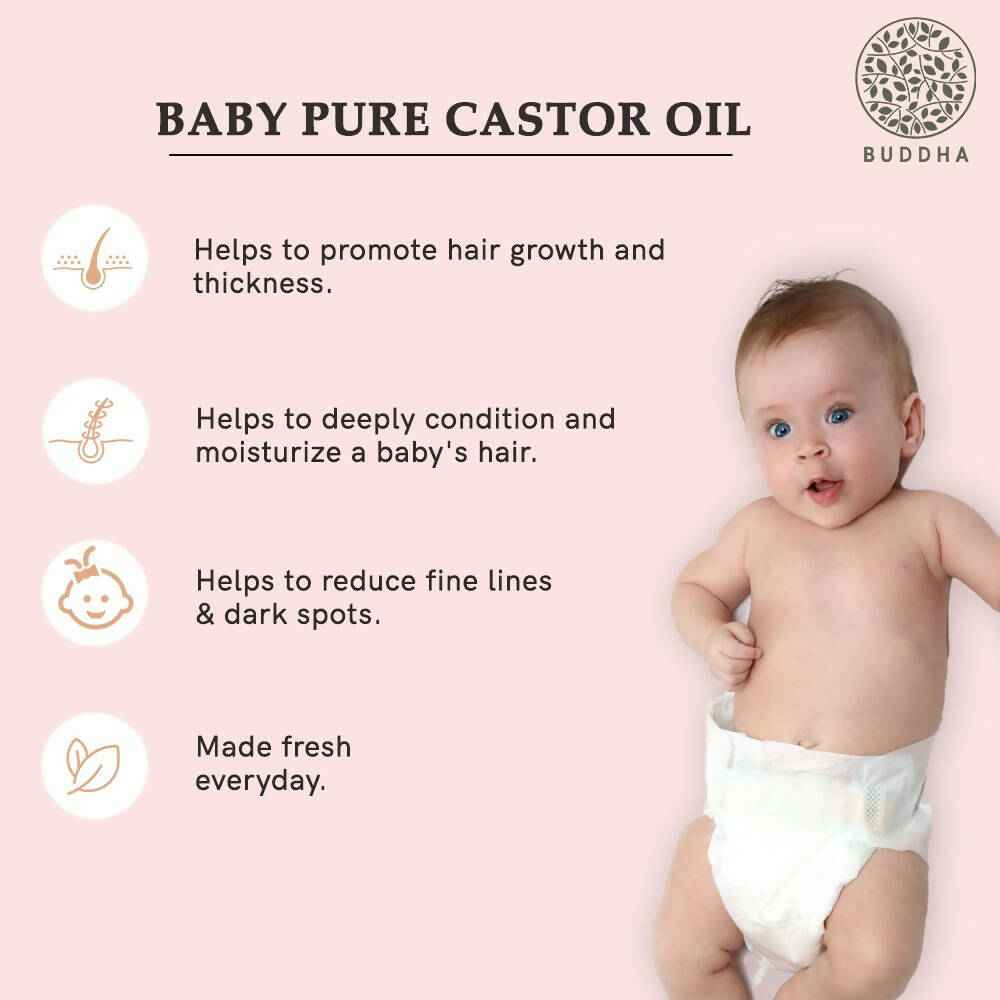 Buddha Natural Baby Castor Oil Cold Pressed Extra Virgin