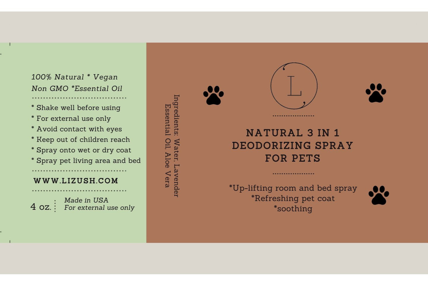 Natural Coat Protector for PETS - Powder by Lizush
