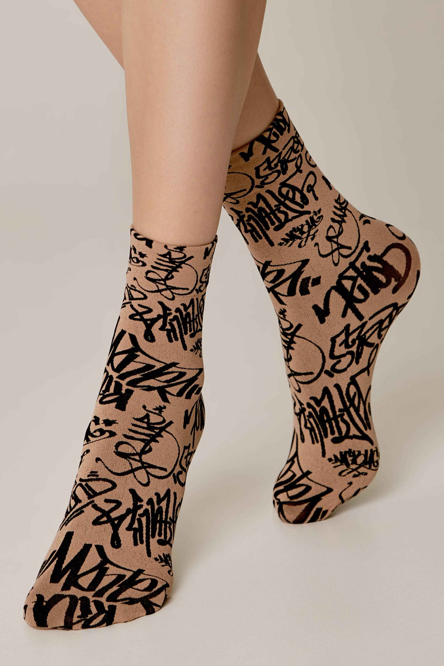 Socks Conte Fantasy - Graffiti Pattern