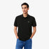 Lacoste Mens Light Pique Polo - Black by Denim Exchange