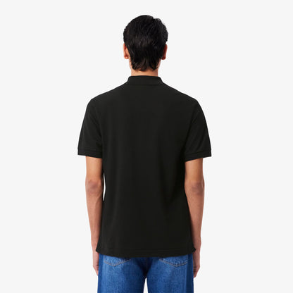 Lacoste Mens Light Pique Polo - Black by Denim Exchange