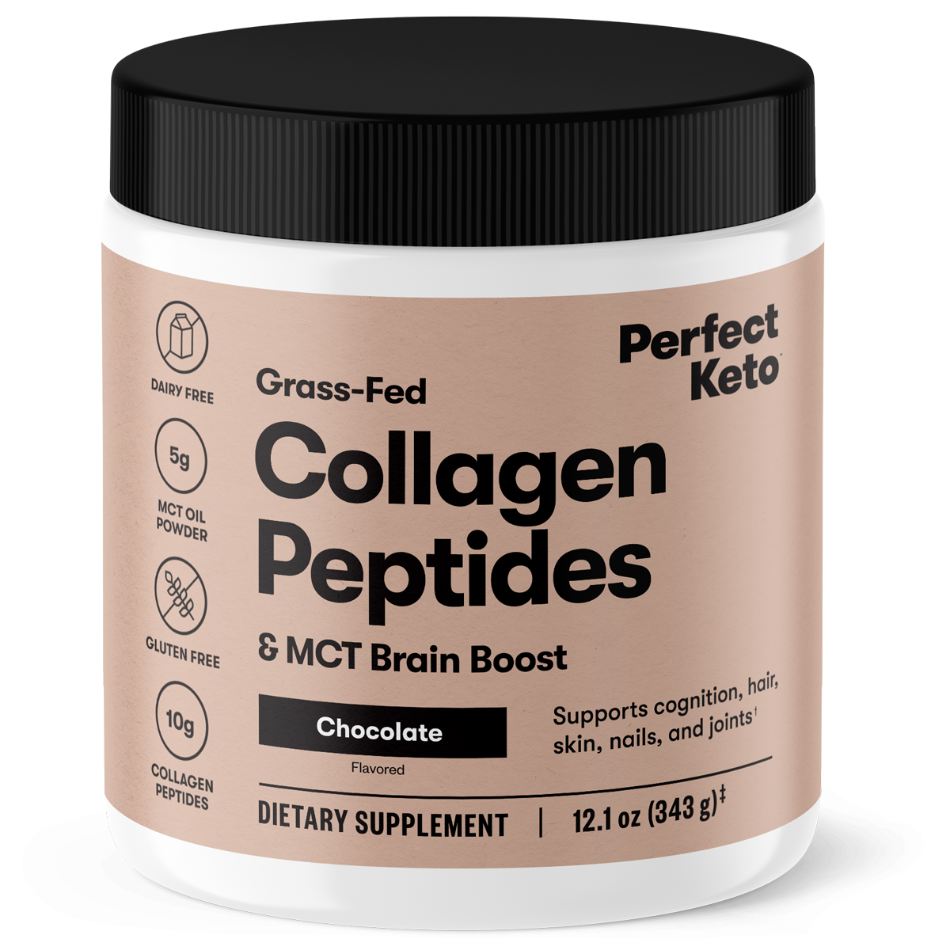 Grass-Fed Collagen Peptides &amp; MCT Brain Boost by Perfect Keto