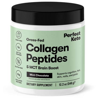 Grass-Fed Collagen Peptides &amp; MCT Brain Boost by Perfect Keto