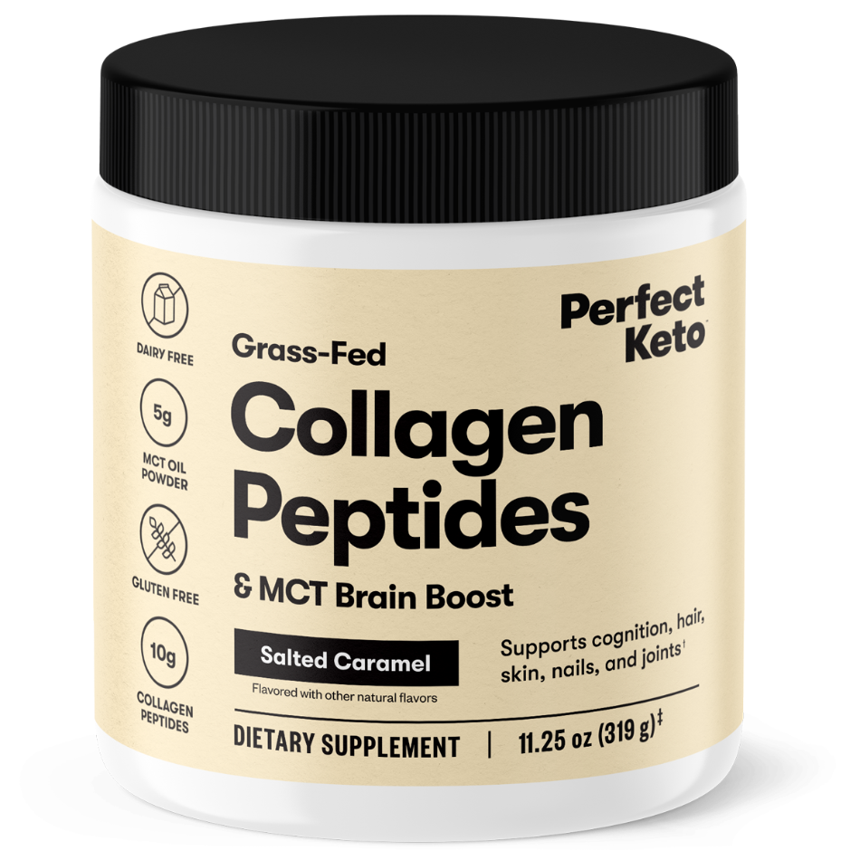 Grass-Fed Collagen Peptides &amp; MCT Brain Boost by Perfect Keto