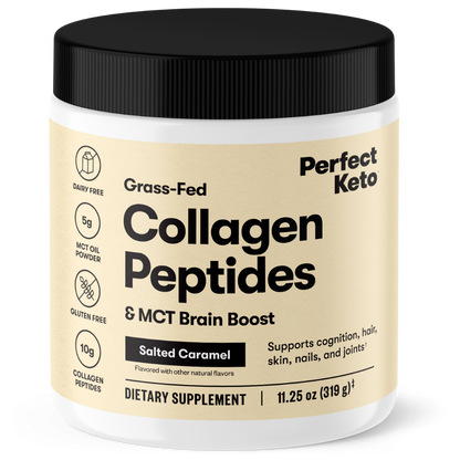 Grass-Fed Collagen Peptides &amp; MCT Brain Boost by Perfect Keto