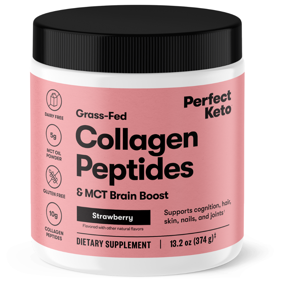 Grass-Fed Collagen Peptides &amp; MCT Brain Boost by Perfect Keto