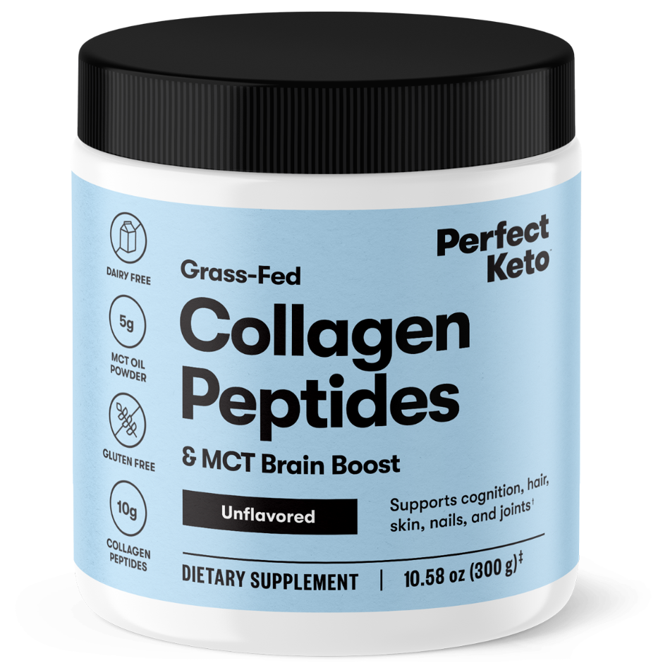 Grass-Fed Collagen Peptides &amp; MCT Brain Boost by Perfect Keto