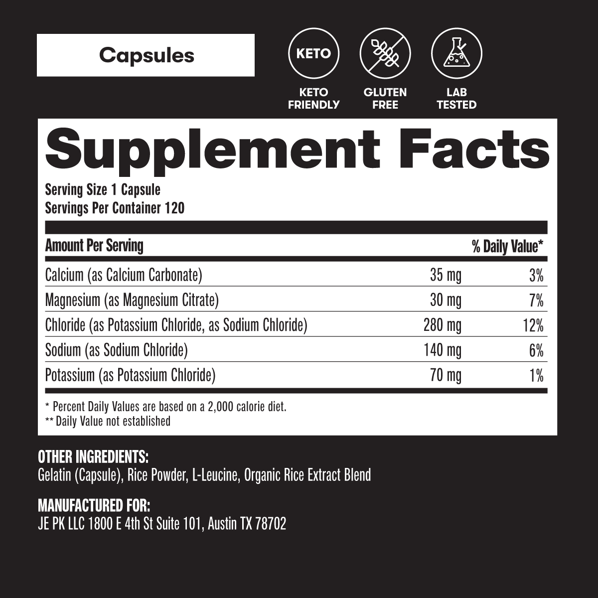 Daily Electrolytes by Perfect Keto