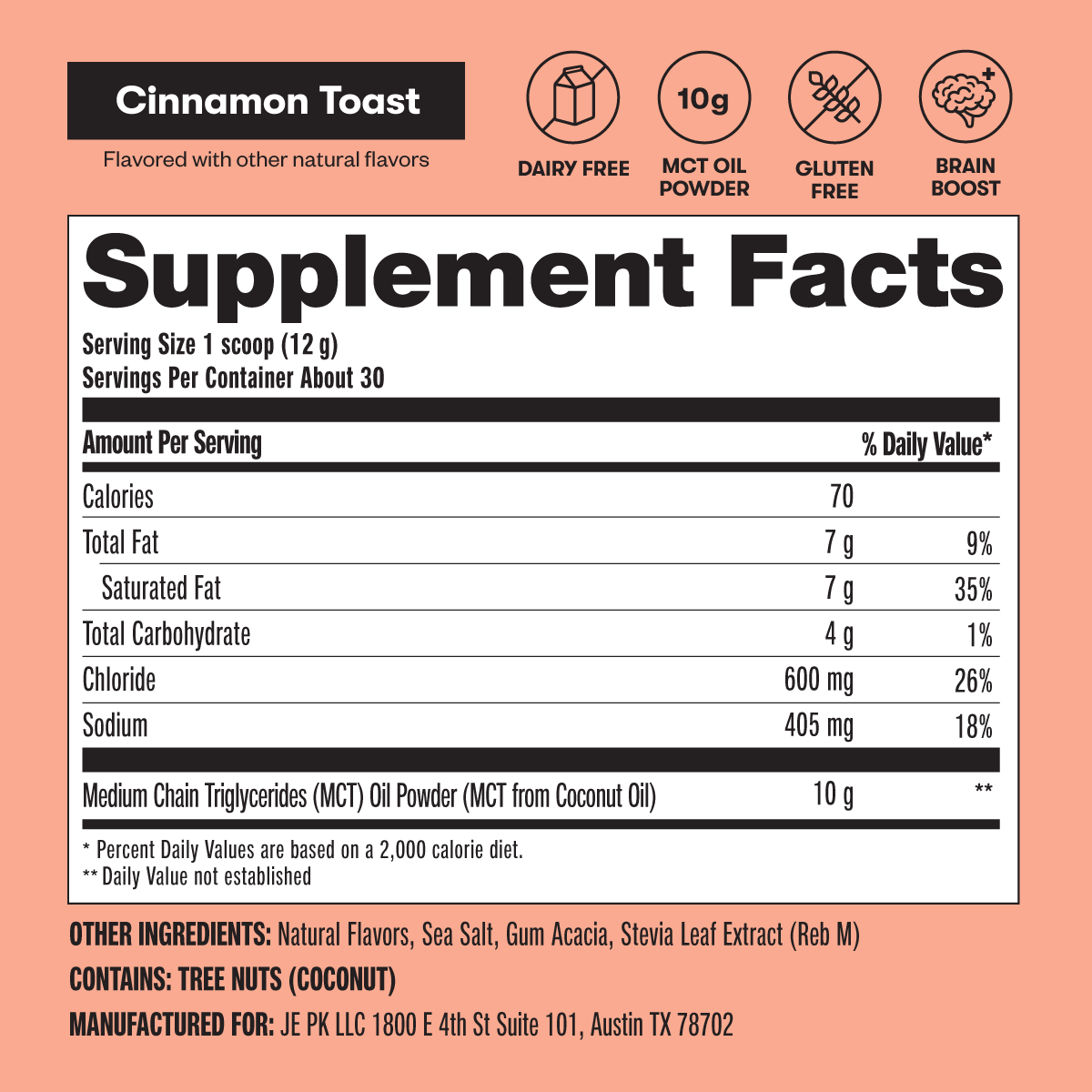 MCT Oil Powder by Perfect Keto