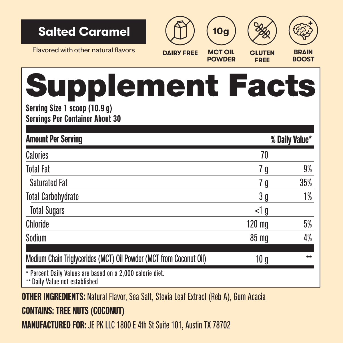 MCT Oil Powder by Perfect Keto