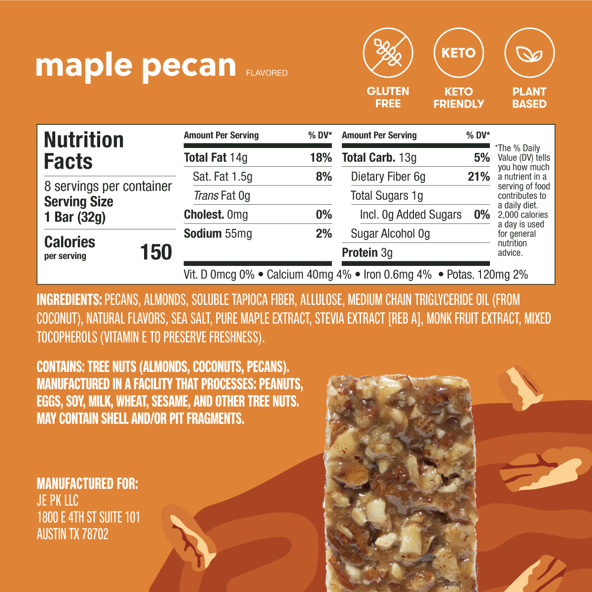 Nola Bars by Perfect Keto