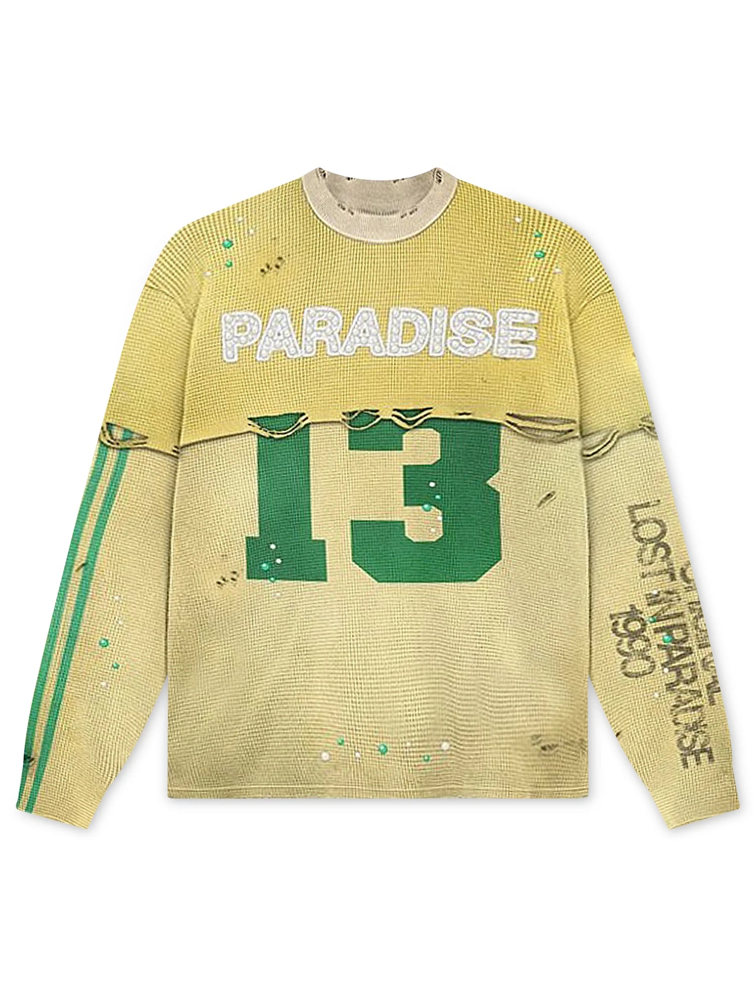 Paradise Lost XIII Thermal Long Sleeve - Yellow by Denim Exchange
