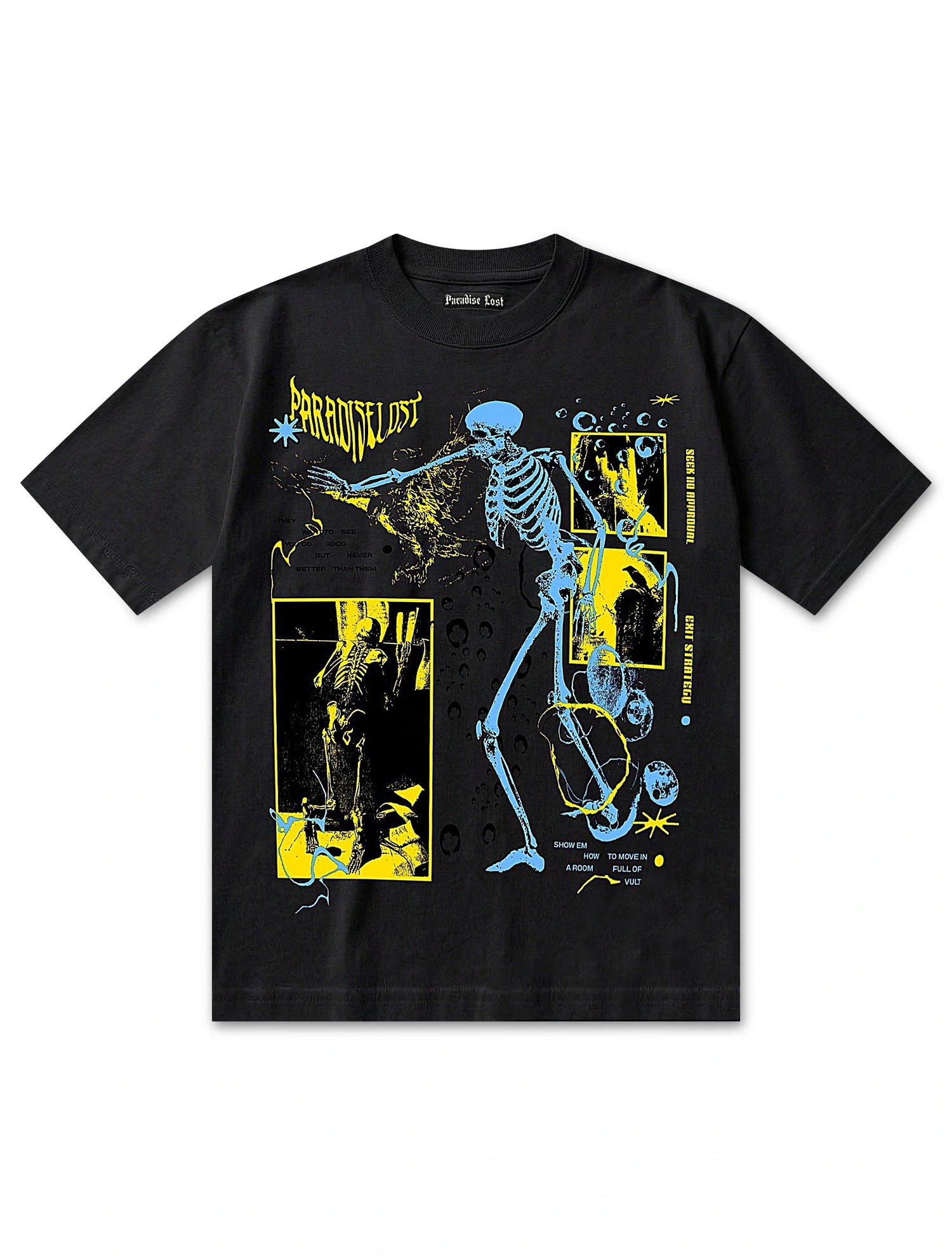 Paradise Lost The Lost One Tee Black - Black by Denim Exchange