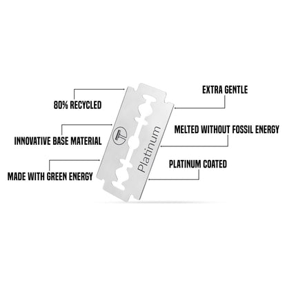 My-Blades Platinum Double Edge Razor Blades 10 ct by Pasteur Pharmacy