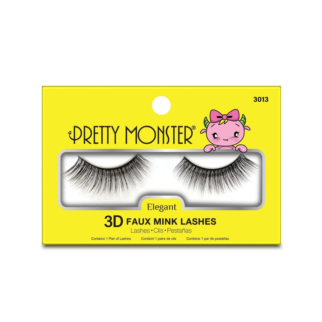 Pretty Monster Elegant 3D Faux Mink Lashes - 3013 