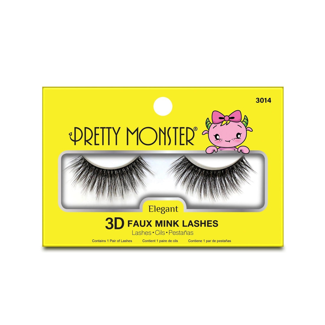 Pretty Monster Elegant 3D Faux Mink Lashes - 3014 