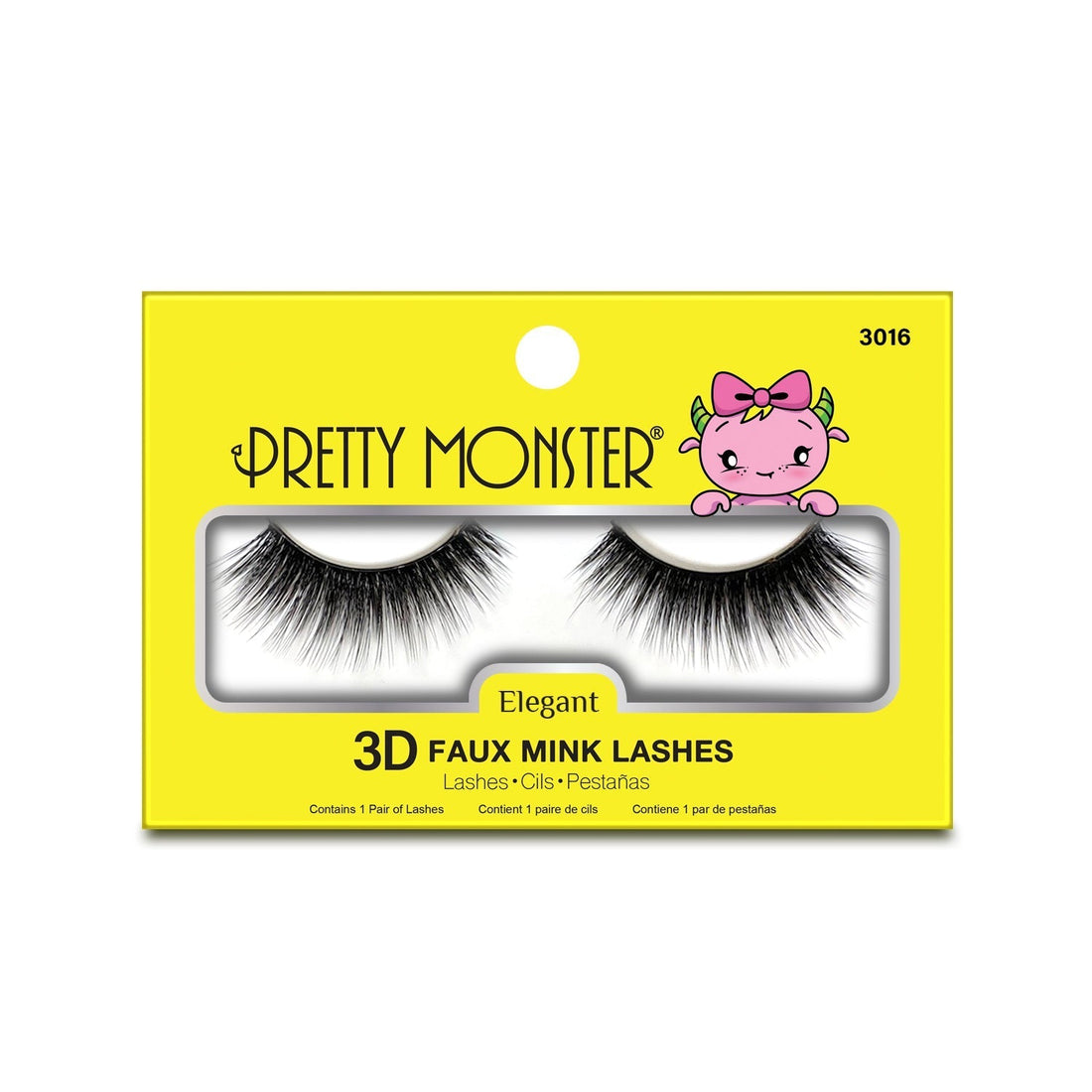 Pretty Monster Elegant 3D Faux Mink Lashes - 3016 