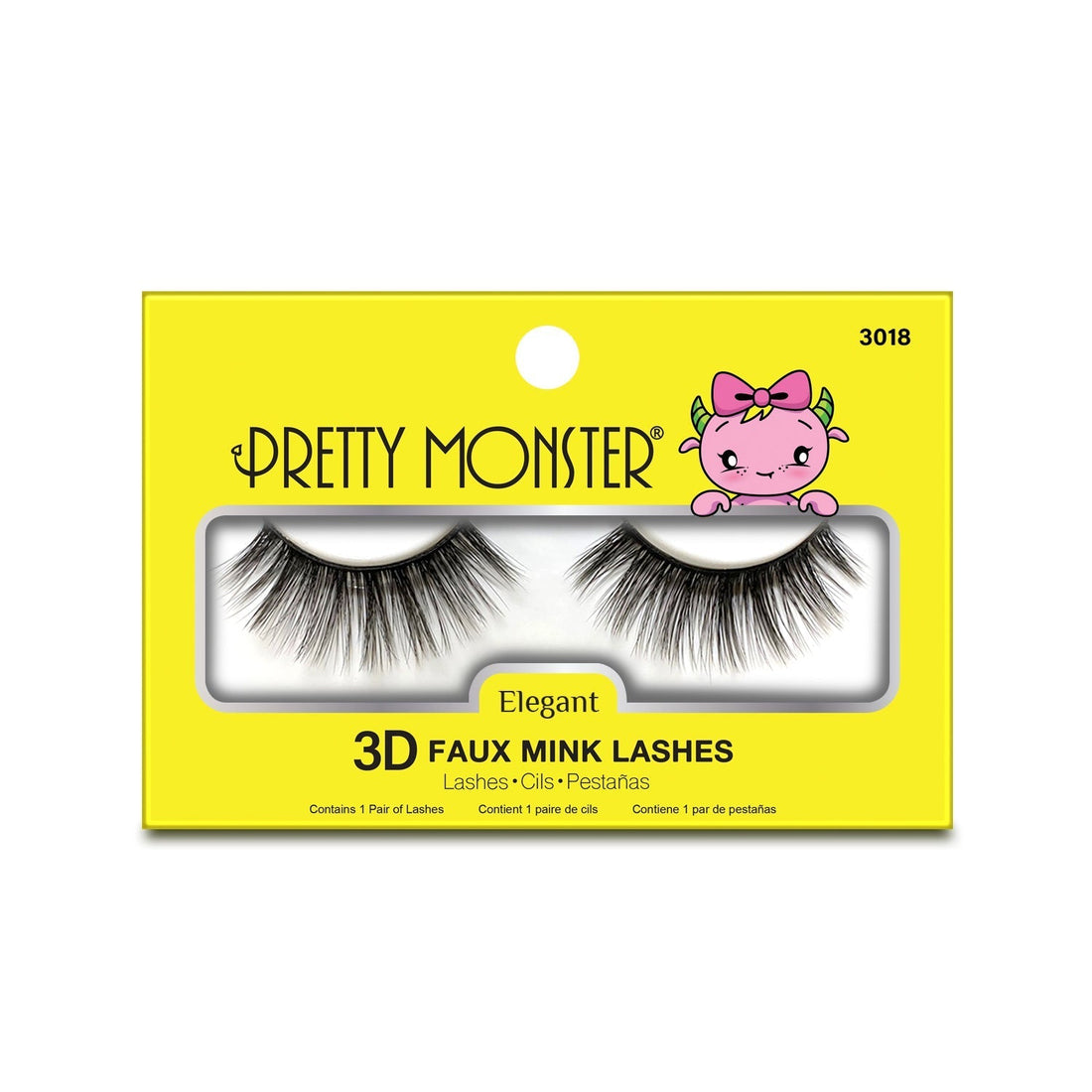 Pretty Monster Elegant 3D Faux Mink Lashes - 3018 